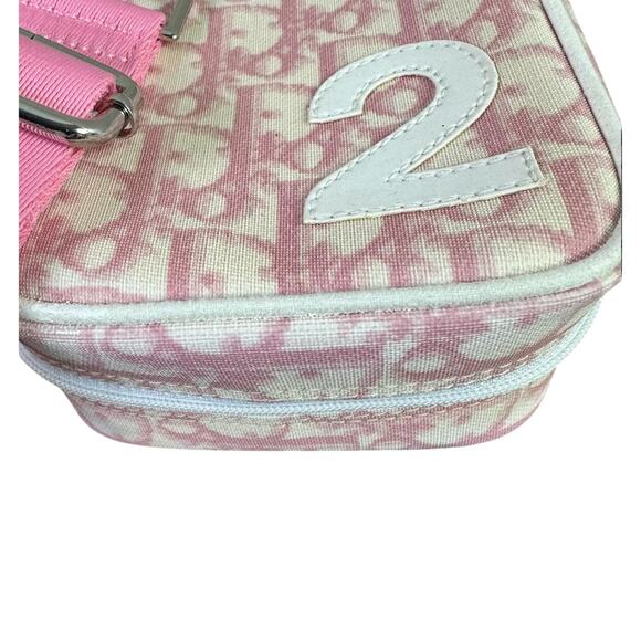 Christian Dior Trotter No. 2 Pink & White Crossbody Bag (CDXX125) - Picture 7 of 8